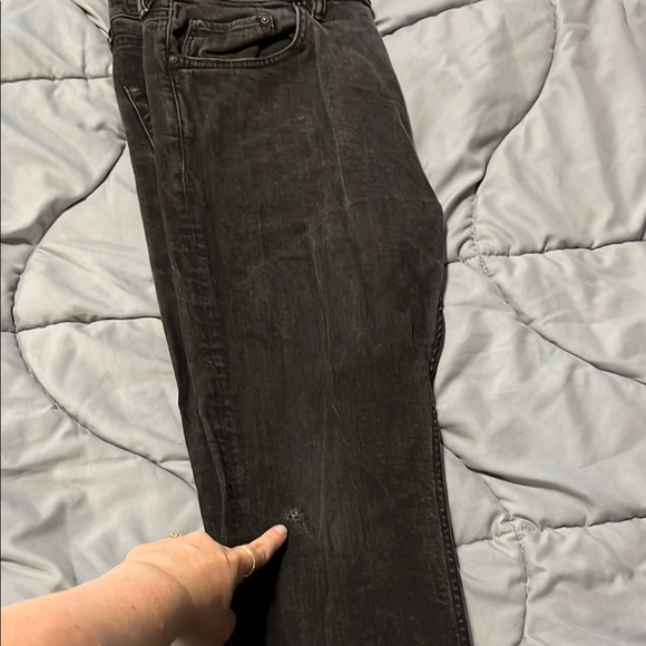 All Saints Men's Skinny Jeans - Black denim/ Dark Gray 36w32l - Picture 3 of 3